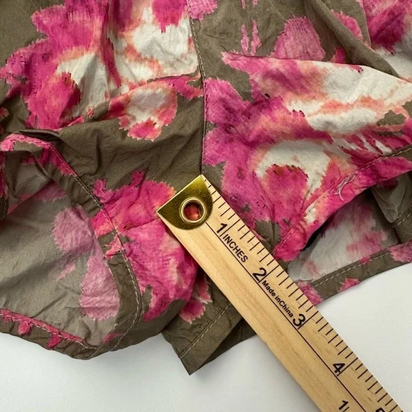 FP Movement Size S The Way Home Printed Shorts - Military Rose Combo - Picture 10 of 10